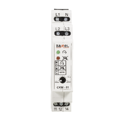 Module: relais de surveillance de tension; DIN; SPST-NO; 1÷5s; CKM-01 ZAMEL