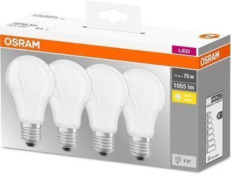 Set 4x ampoule LED E27 11W 2700K 1055lm Osram