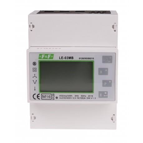 Compteur de consommation électrique - compteur électrique monophasé,  bidirectionnel, 4-quadrant, LE-01MQ F&F - Vente en ligne de matériel  électrique